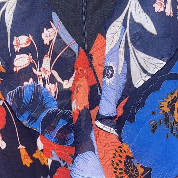 Lane Bryant Floral Wrap Dress - Picture 4 of 5